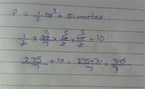 find the perimeter of adjoining figure which is a semicircle including ...