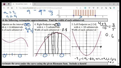 AP Calculus AB/BC 6.2 Approximating Areas with Riemann Sums | Flipped ...