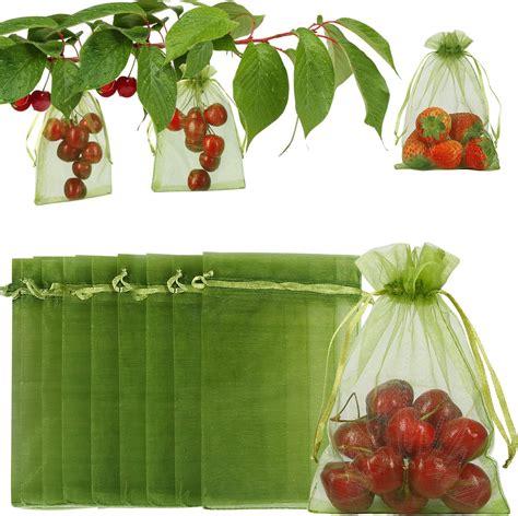 Amazon.com: Sukh 50PCS Fruit Protection Bags - 6"x8" Fruit Cover for ...