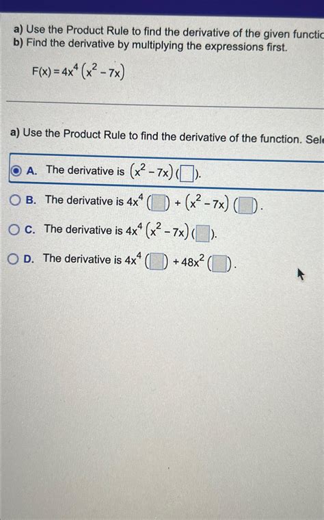 Image result for Derivative Using Product Rule