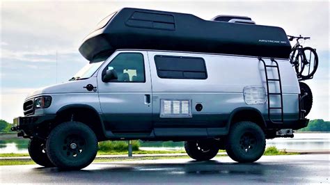 MEGA VAN LIFE TOUR - 4x4 Overland Off-Road Airstream B190 Ujoint RV Conversion Motorhome. http ...