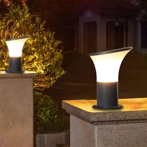 kinis Grey and Milky Oppo Classic Lamp/Gate Light/Outdoor Lamp/Outdoor ...