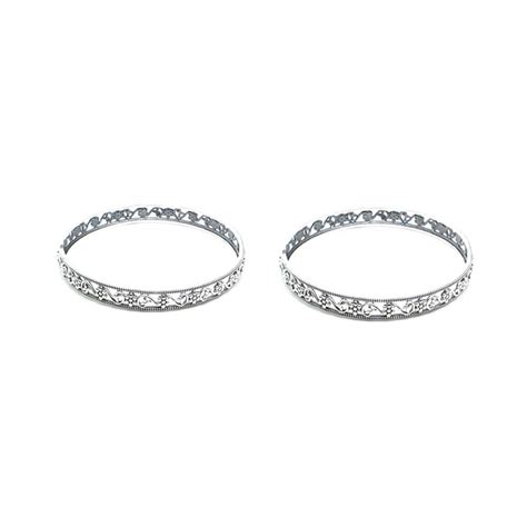 Real 925 Silver Oxidized Women Bangles – Karizma Jewels