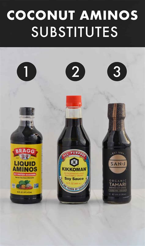 5 Best Coconut Aminos Substitutes + Recipe Tips - Coconuts & Kettlebells