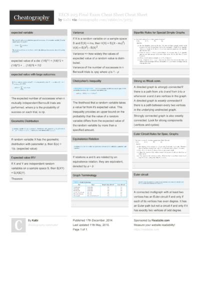 Image result for Graph Theory Cheat Sheet