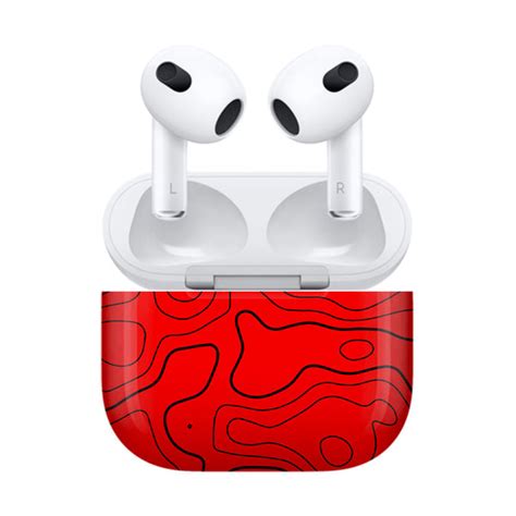 Airpods 3 Damascus Red skins