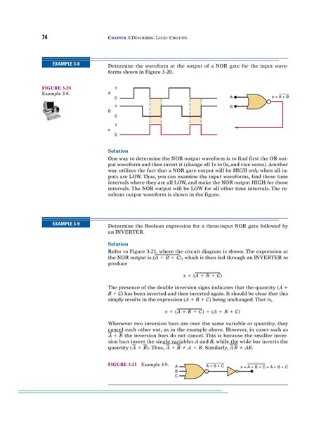DESCRIBING LOGIC CIRCUITS - Solution One way to determine the NOR ...