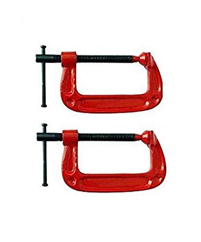 Heavy Duty G Clamp/C Type Clamping Tool, (Pack of 2 Pieces) (3 inch ...