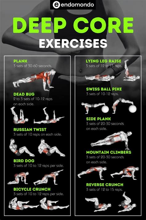 Image result for Core Work Exercises