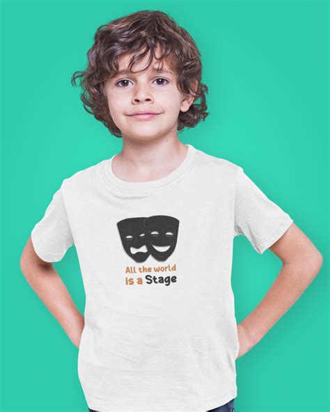 All the World is a stage | Kids T-shirt – The Mad Riyazi