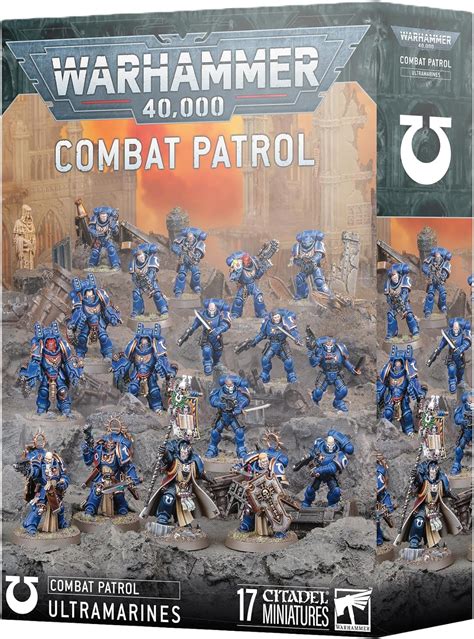Amazon.com: Warhammer 40,000 Combat Patrol: Ultramarines – 17 Space ...