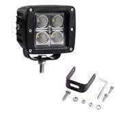 PRIKNIK Fog Light Assembly White Light 4 Led Square 20 Watts Fog Light ...