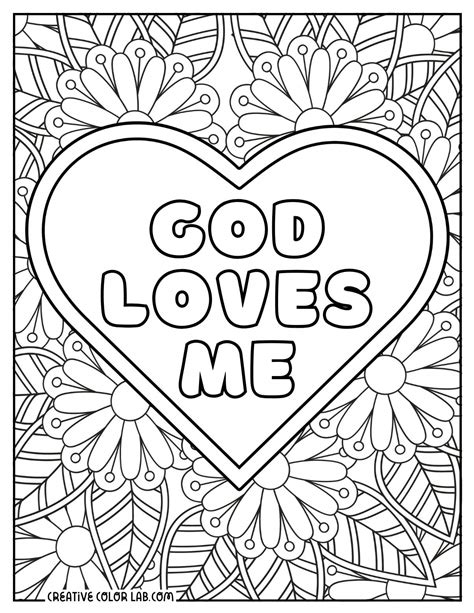 6 Jesus Loves Me Coloring Pages | Free PDF Printables