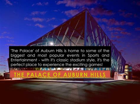 PPT - The Palace of Auburn Hills PowerPoint Presentation, free download ...