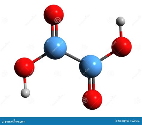 3D Image Of Oxalic Acid Skeletal Formula Royalty-Free Stock Photography | CartoonDealer.com ...