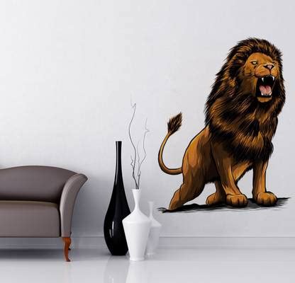 Tuffuk 60 cm King Shout | Wall Stickers | PVC Vinyl | Non-Reusable ...