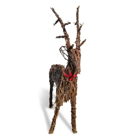 Giant Reindeer – 64 inches tall! – Wicker Xmas Reindeer