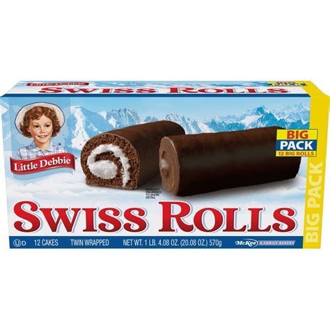 Buy Little Debbie Big Pack Swiss Rolls, 9 Big Pack Boxes Online at ...