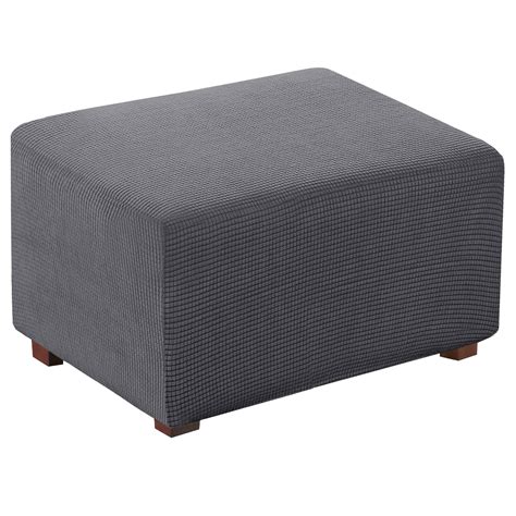 Flamingo P Stretch Ottoman Slipcovers Rectangle Storage Protect Covers ...