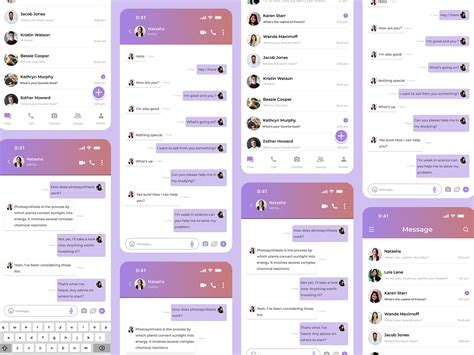 Chat Screen Design 的图像结果