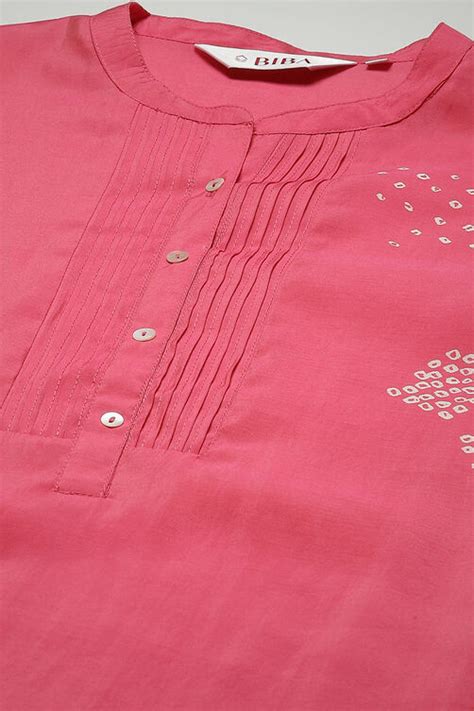 Fuschia Viscose Straight Printed 2 Piece Set