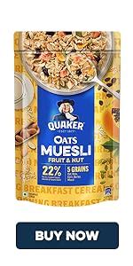 Quaker Oats Multigrain 600g, Rolled Oats, with Ragi, Barley, Flax seeds ...