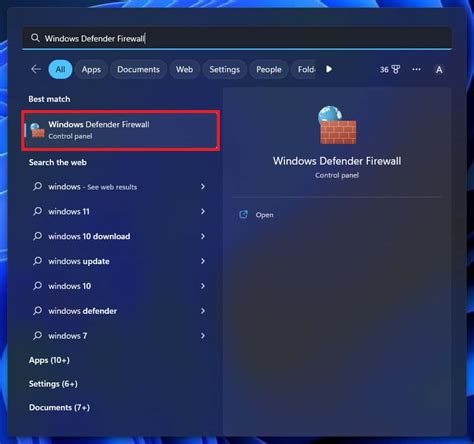 Image result for Windows Defender Firewall