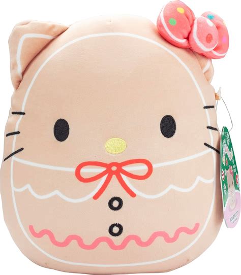 Squishmallows 8" Hello Kitty Gingerbread Plush - Official Kellytoy ...