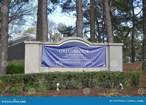 Greenbrook at Shelby Farms Apartments Marquee, Memphis, TN Editorial ...