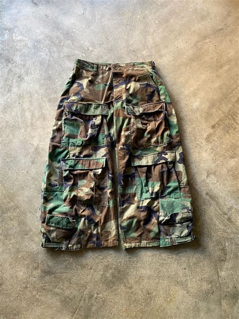 U.S.ARMY BDU"Remake"SuperWideCombatCargoPants | Amber used clothing