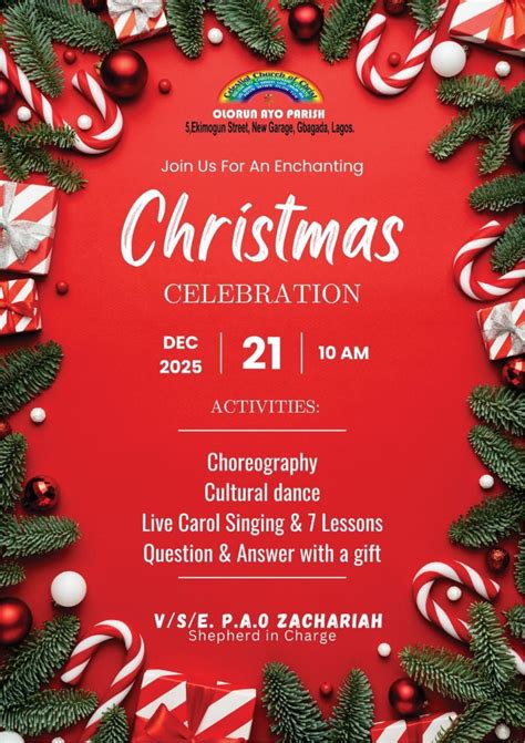 CHRISTMAS CAROL SERVICE , 5, Ekimogun street new garage gbagada lagos ...
