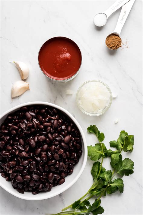 Seasoned Black Beans - Garnish & Glaze
