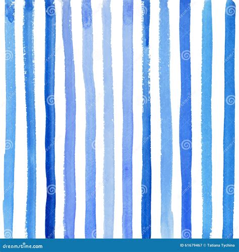 Blue Stripes On A White Background Stock Vector - Image: 61679467