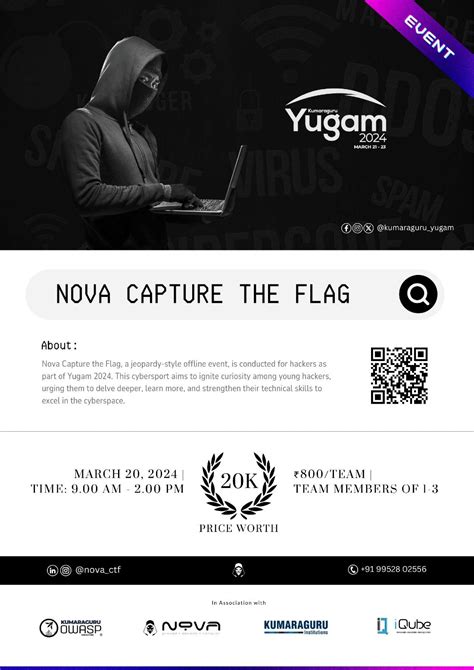 NOVA CTF 2024, Kumaraguru College of Technology, Coimbatore, 20 March ...