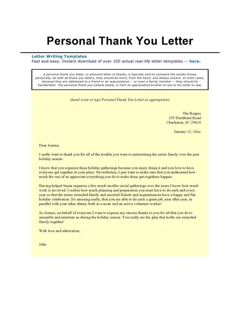 Image result for Personal Letter Format