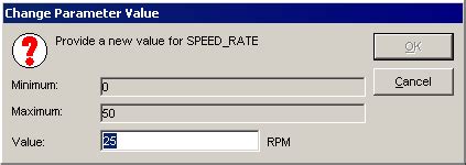 Edit parameter values