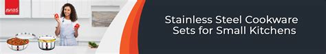 Compact Stainless Steel Cookware Sets for Small Kitchen Set – Avias world