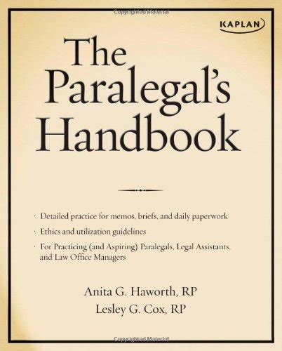 Buy The Paralegal's Handbook: A Complete Reference for All Your Daily ...