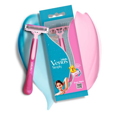 Gillette Simply Venus 3 Hair Removal Razors for Women : Amazon.in ...