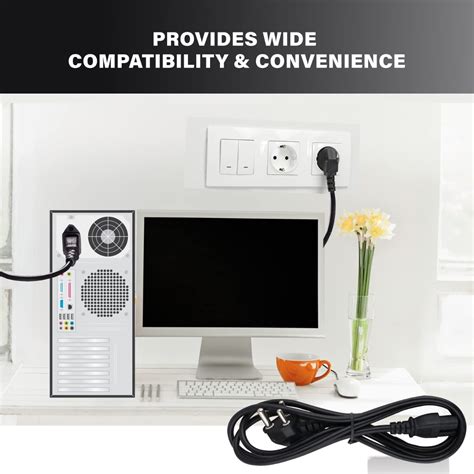 Allextreme Computer Cable CPU Power Cable Cord for Desktop PC, Monitor ...
