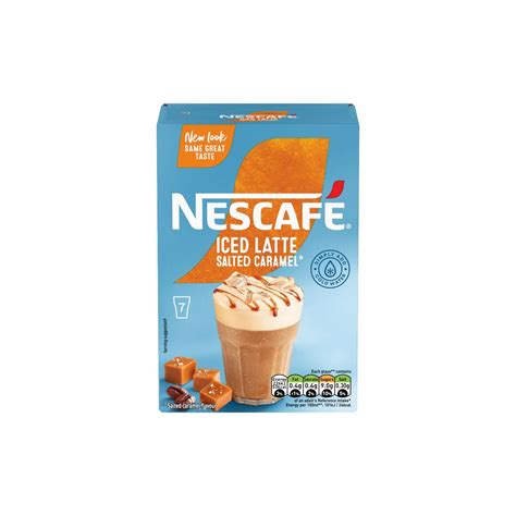 NESCAFE Iced Salted Caramel Latte (7 x 14.5g ) Sachets – Chefsneed