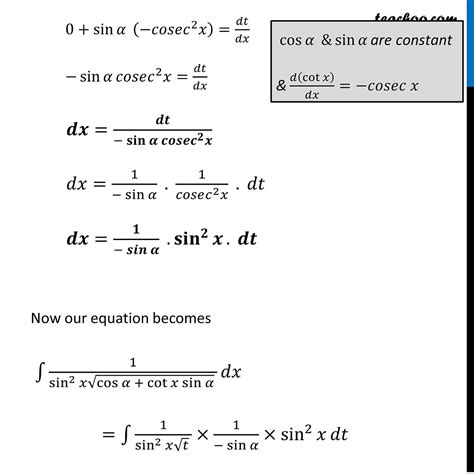 Misc 18 - Integrate 1/root (sin^3x sin⁡(x + a) ) - Teachoo