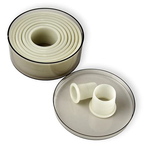 emporte-pièce deBUYER, rond, plastique, Ø 2/3/4/5/6/7/8/9 / 10cm, 9 ...