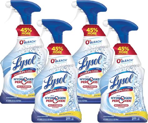 Amazon.com: Lysol Cleaner Hydrogen Peroxide Multi-Purpose Cleaner Spray ...
