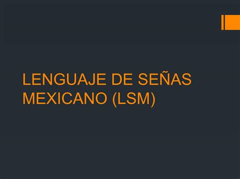 Calaméo - Lenguaje De Señas Mexicano (LSM)