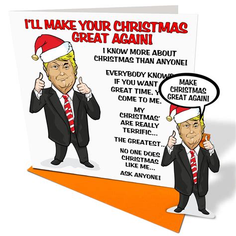 Funny Donald Trump Christmas Card - Party People