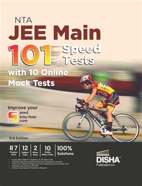 Nta Jee Main 101 Speed Tests With 10 Online Mock Tests 3Rd Edition | 87 ...
