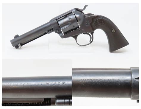 1902 COLT Bisley SINGLE ACTION ARMY .32-20 WCF SAA C&R Six-Shot ...