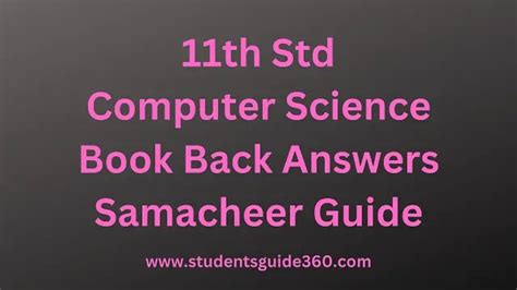 Image result for 11th Computer Science Chapter 18 Book Back