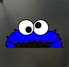 Buy Cookie Monster sticker Funny JDM Lowered honda Low car truck window ...